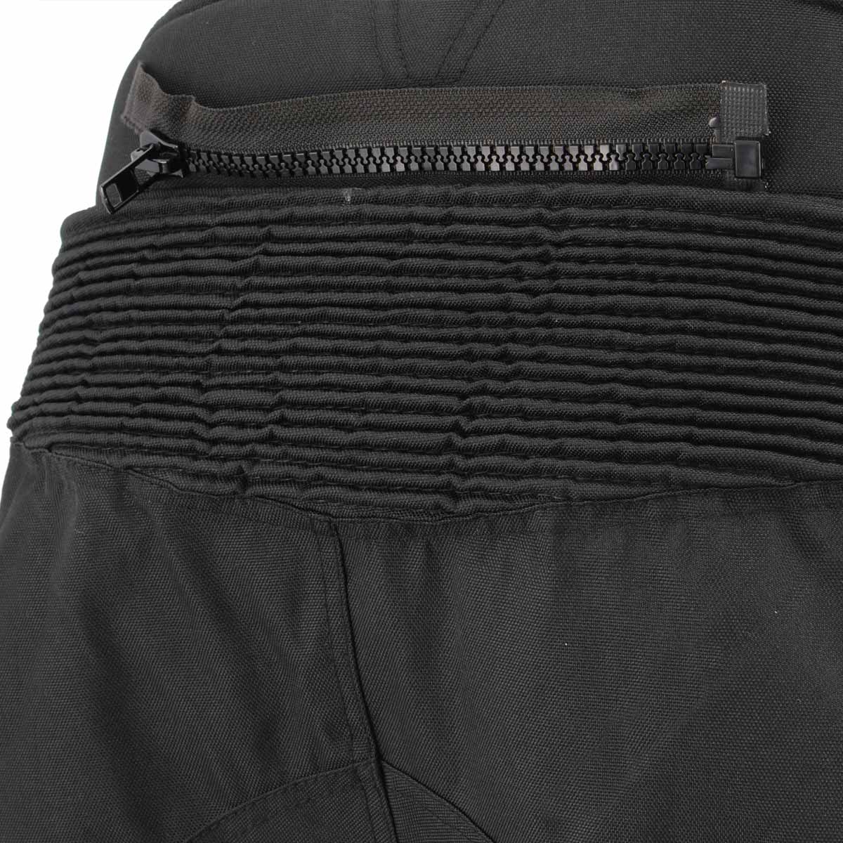Men's XS2821 Black Water-Resistant Nylon Racing Over Pants with Armor - Image 4