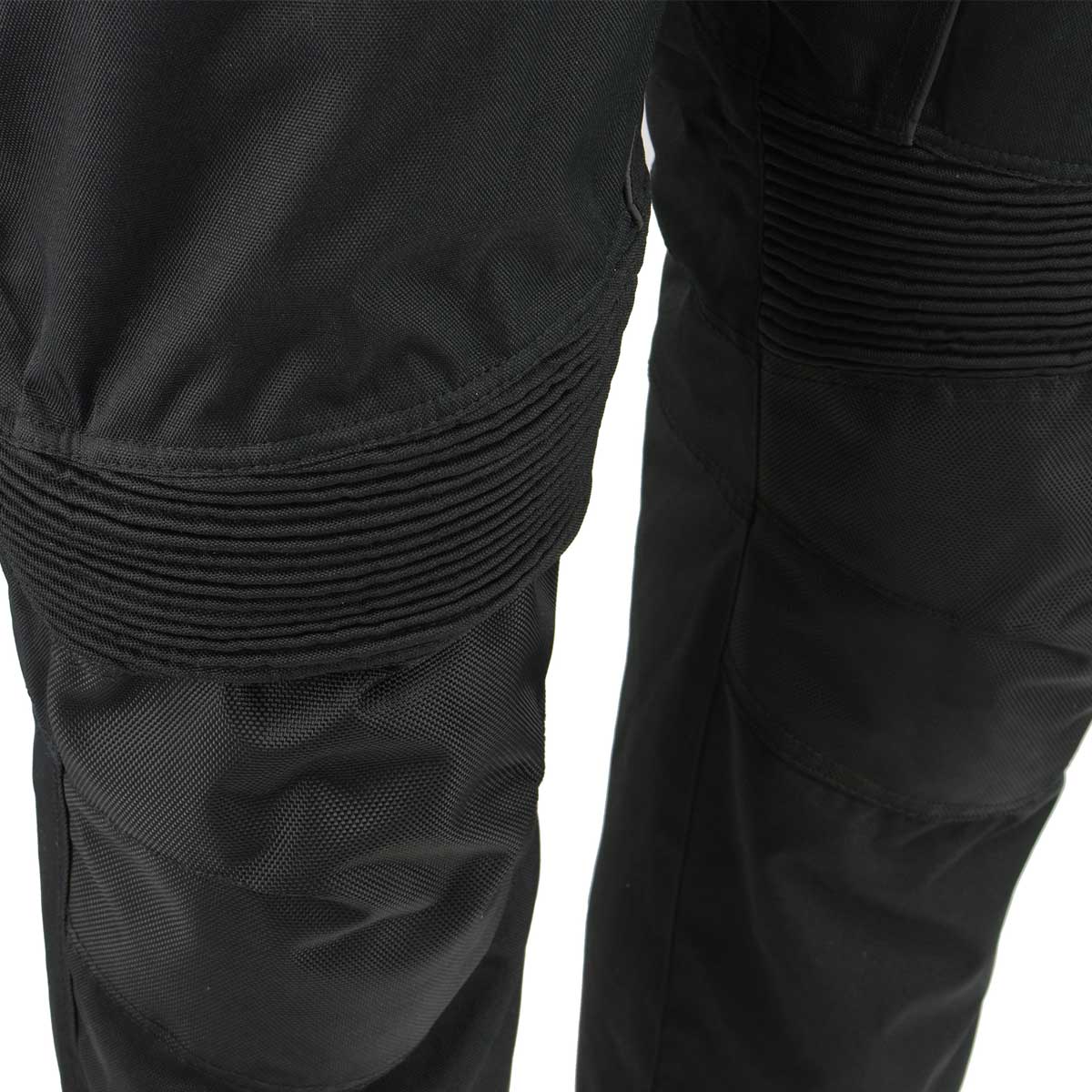 Men's XS2821 Black Water-Resistant Nylon Racing Over Pants with Armor - Image 8