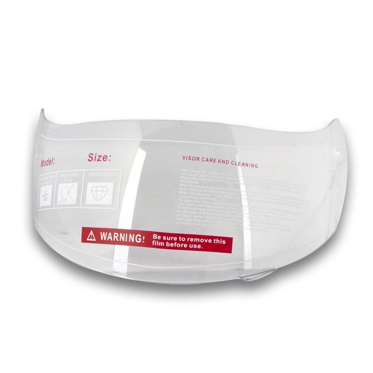 Milwaukee Helmets Clear Replacement Shield for H5XX Helmet Series - Image 2