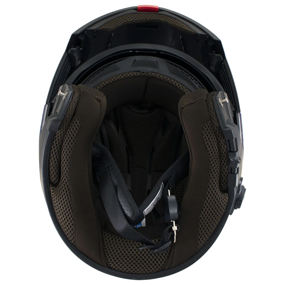 Milwaukee Helmets H7005 Flat Black Mayday Modular Full Face Wireless Motorcycle Helmet-Stream Music-Phone Calls - Image 10