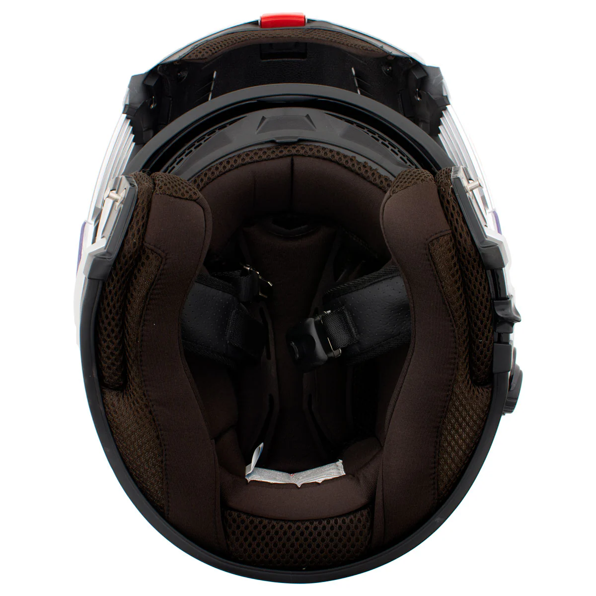 Milwaukee Helmets H7010 Flat Gray Mayday Modular Full Face Wireless Motorcycle Helmet-Stream Music-Phone Calls - Image 8
