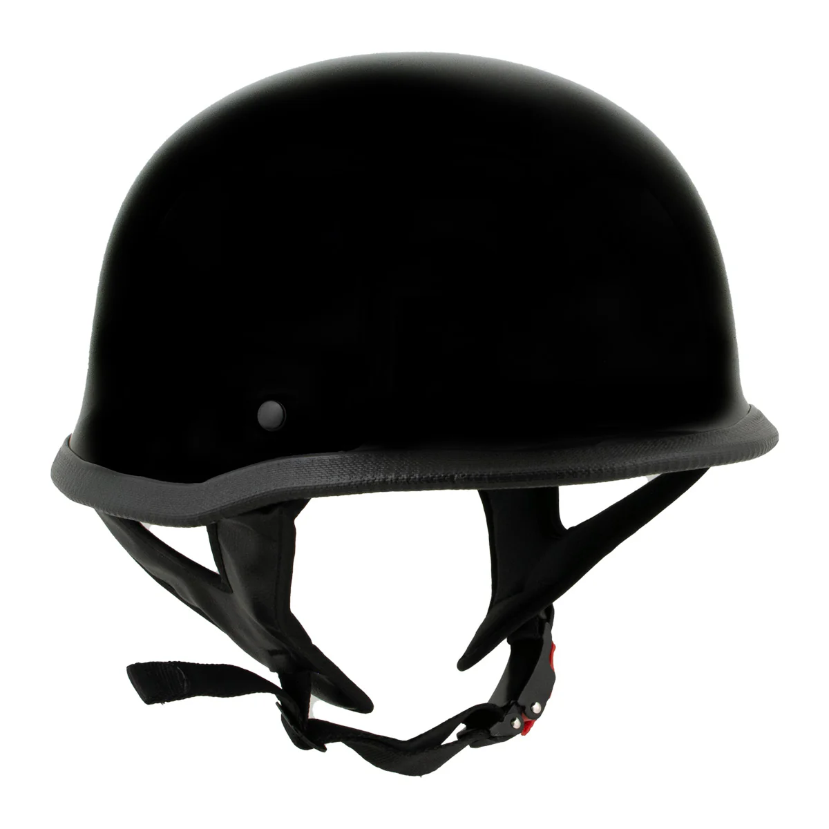 Milwaukee Helmets MPH9741DOT Motorrad DOT German Style Gloss Black Half Face Motorcycle Helmet Biker - Image 11