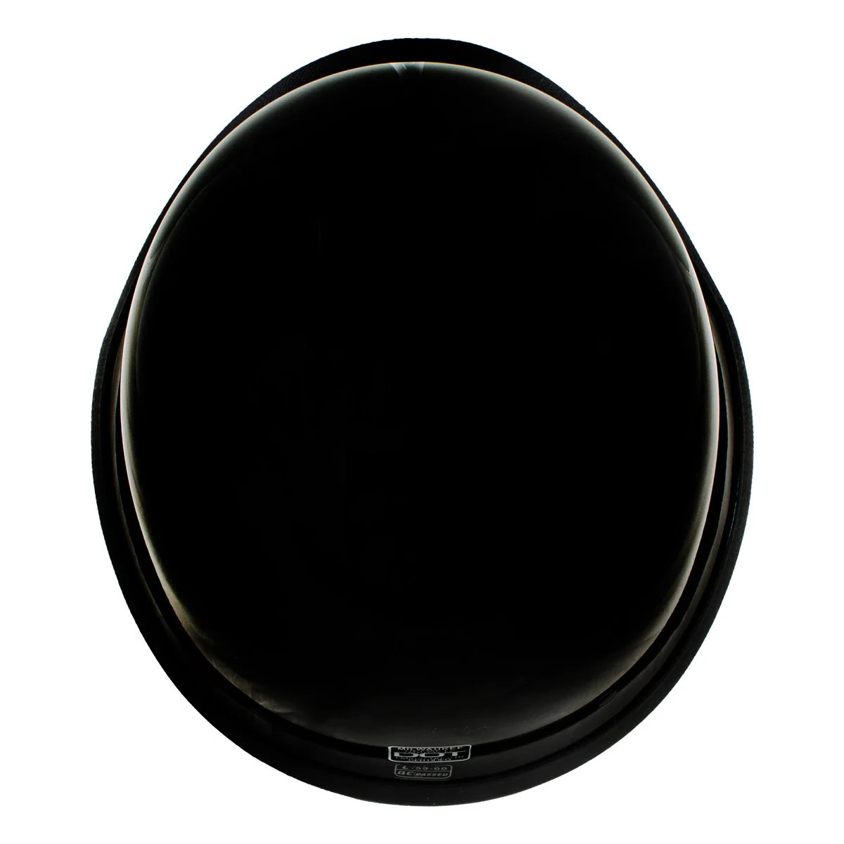Milwaukee Helmets MPH9741DOT Motorrad DOT German Style Gloss Black Half Face Motorcycle Helmet Biker - Image 5