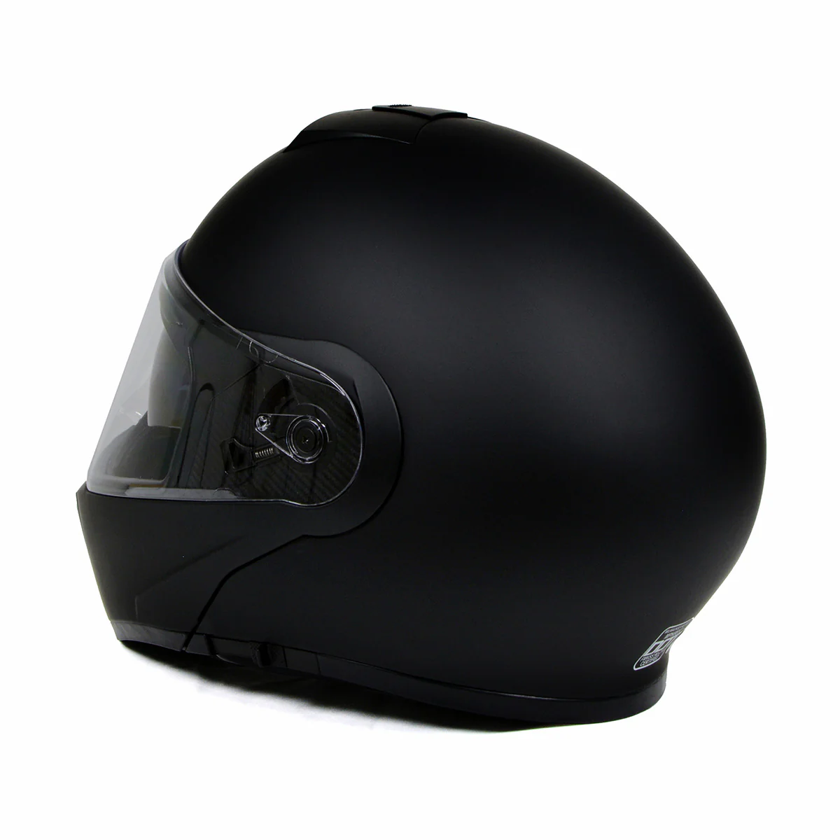 Milwaukee Helmets MPH9812DOT Flat Black Menace Advanced Motorcycle Modular Helmet Biker w/ Drop Down Visor - Image 11
