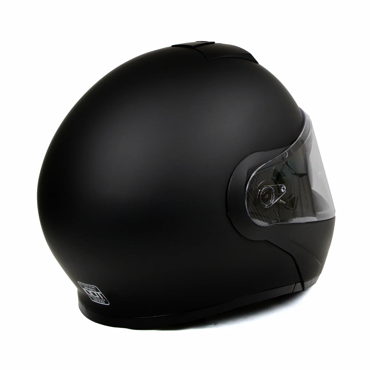 Milwaukee Helmets MPH9812DOT Flat Black Menace Advanced Motorcycle Modular Helmet Biker w/ Drop Down Visor - Image 13