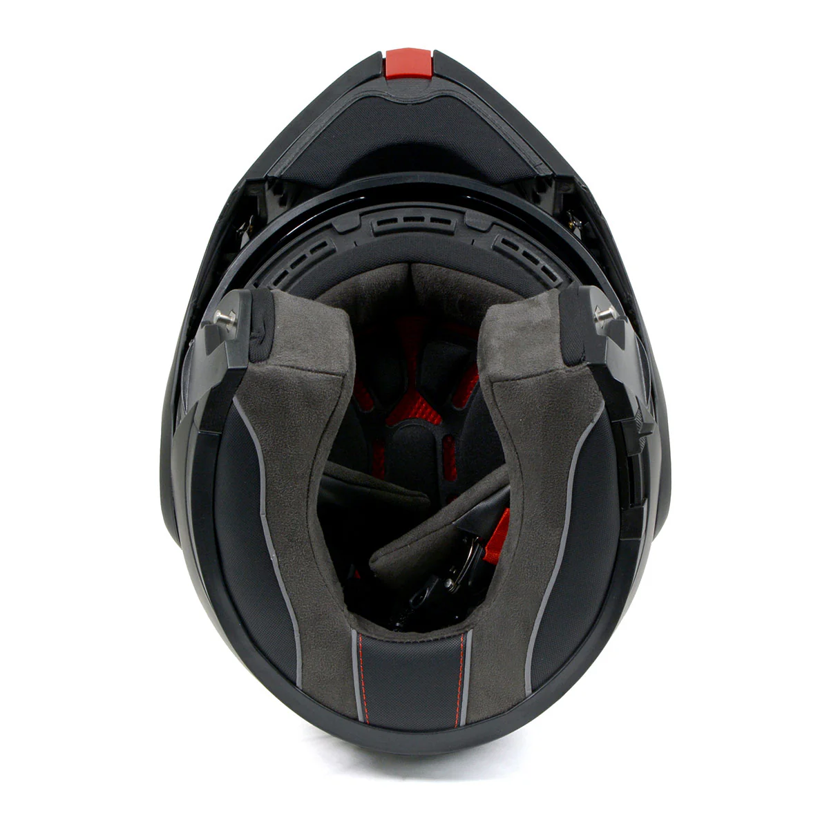 Milwaukee Helmets MPH9812DOT Flat Black Menace Advanced Motorcycle Modular Helmet Biker w/ Drop Down Visor - Image 9