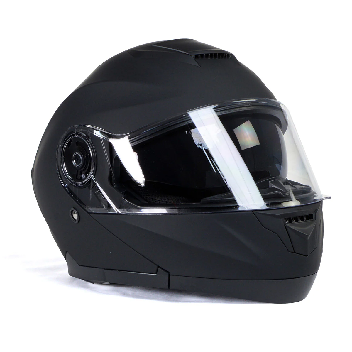 Milwaukee Helmets Breeze Flat Black Advanced Motorcycle Modular Helmet w/ Drop Down Visor DOT Approved MPH9814DOT - Image 10