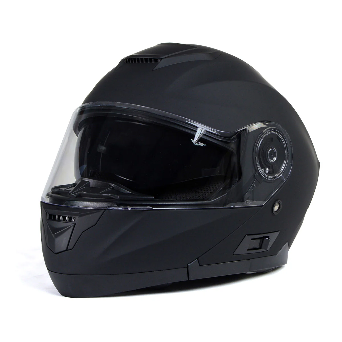 Milwaukee Helmets Breeze Flat Black Advanced Motorcycle Modular Helmet w/ Drop Down Visor DOT Approved MPH9814DOT - Image 11