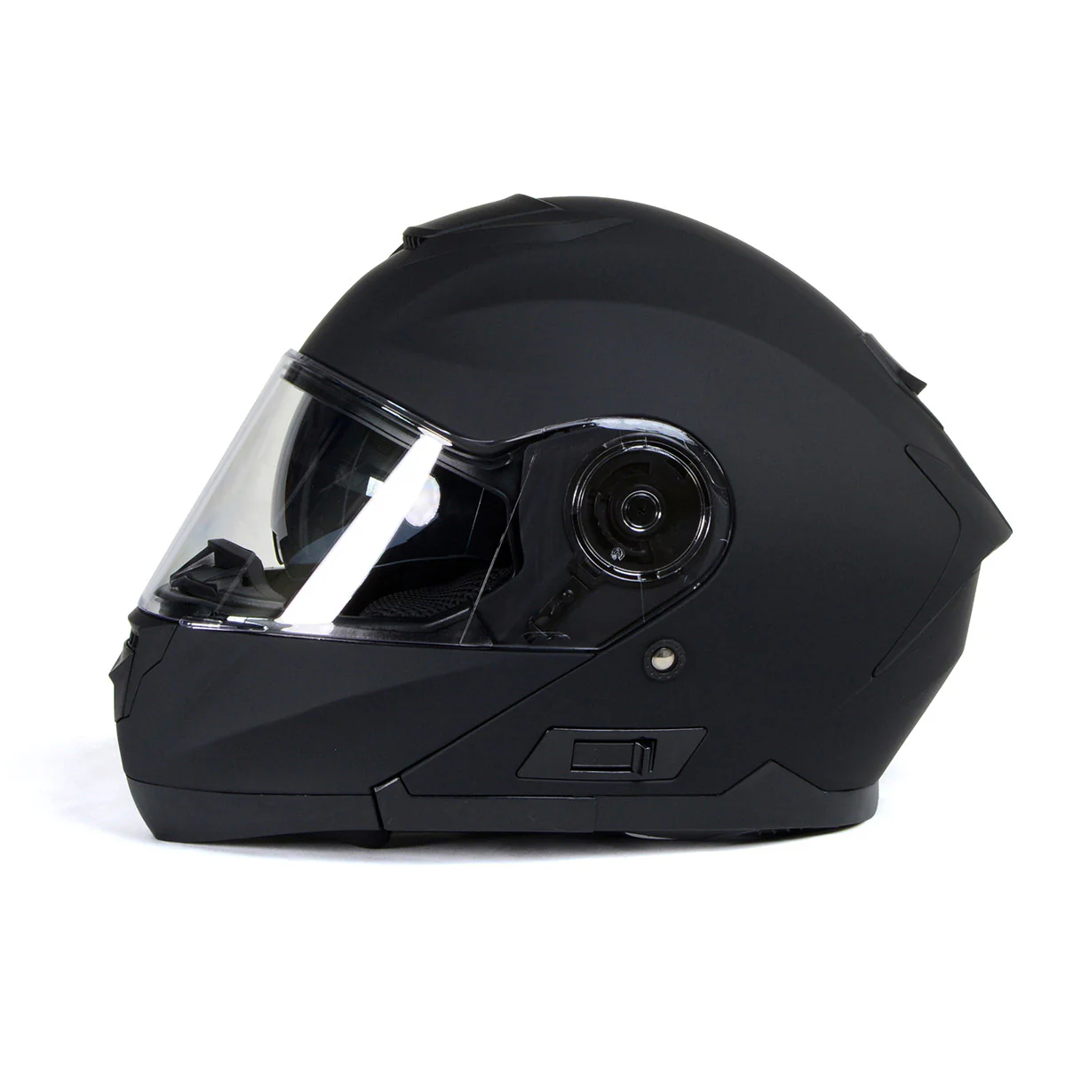 Milwaukee Helmets Breeze Flat Black Advanced Motorcycle Modular Helmet w/ Drop Down Visor DOT Approved MPH9814DOT - Image 12