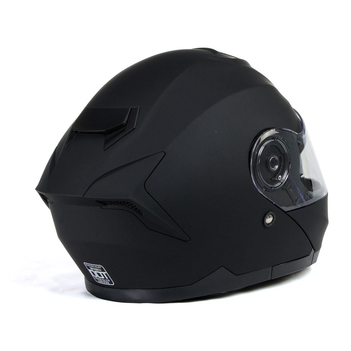 Milwaukee Helmets Breeze Flat Black Advanced Motorcycle Modular Helmet w/ Drop Down Visor DOT Approved MPH9814DOT - Image 15