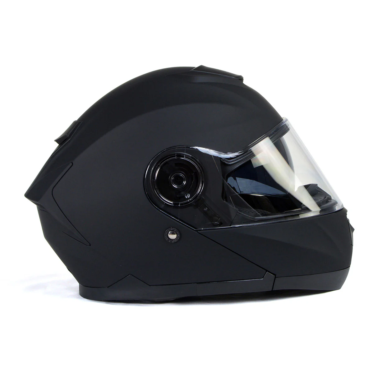 Milwaukee Helmets Breeze Flat Black Advanced Motorcycle Modular Helmet w/ Drop Down Visor DOT Approved MPH9814DOT - Image 9