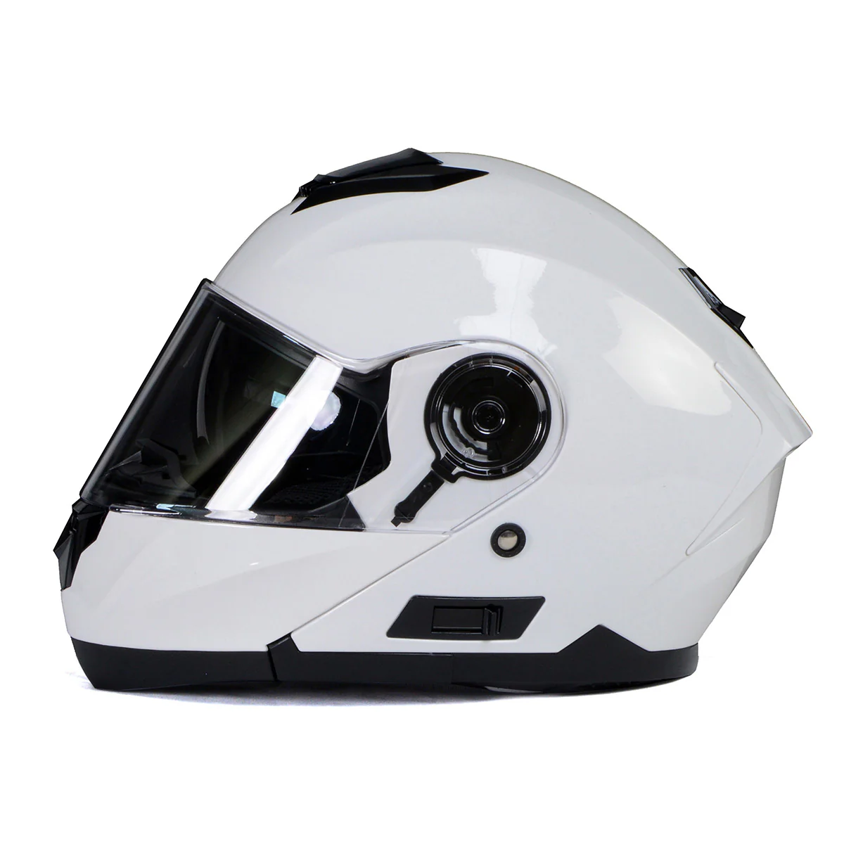 Milwaukee Helmets MPH9816DOT 'Breeze' White Modular Helmet for Men and Women Biker w/ MP7922FMSET Heated Balaclava Bundle - Image 14