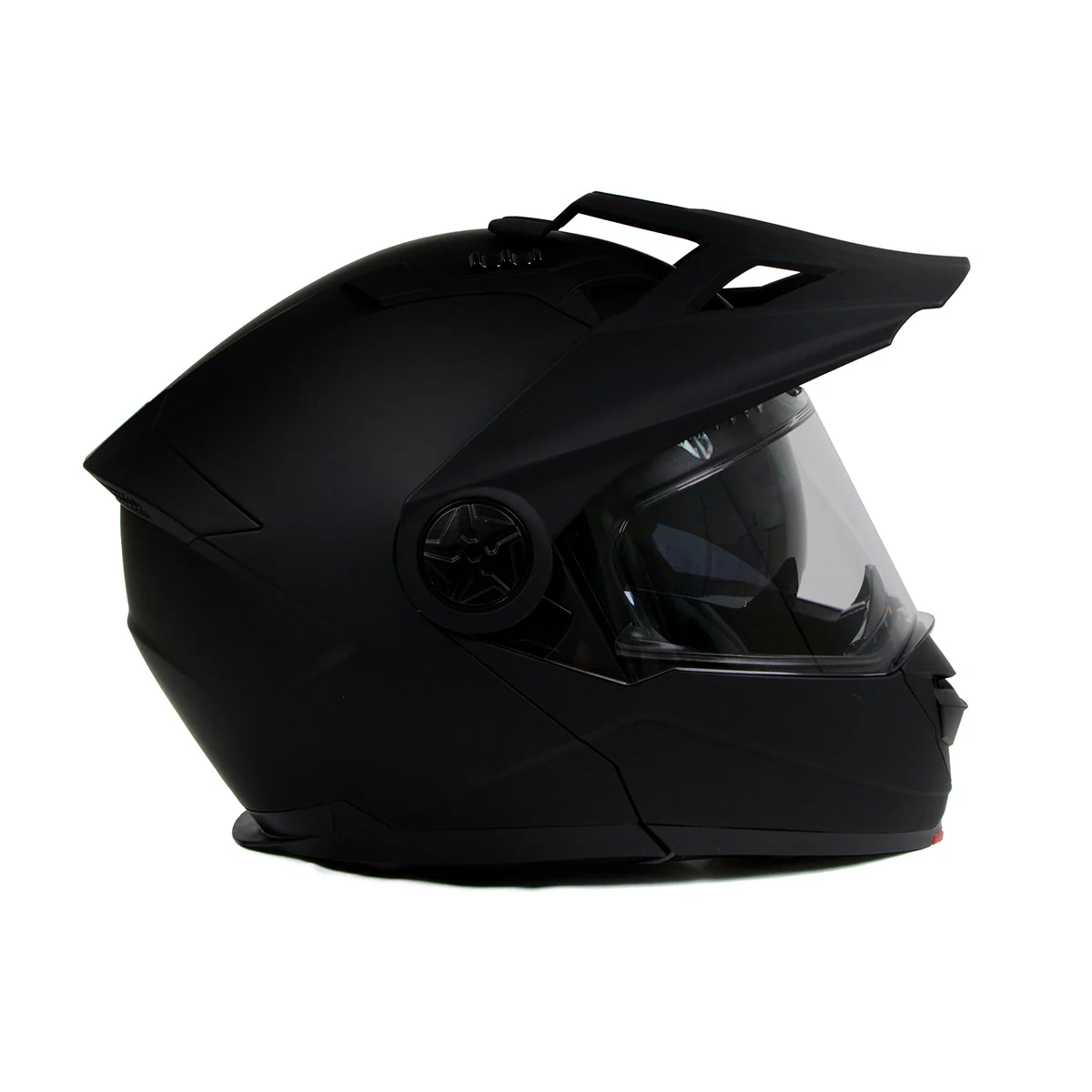 Milwaukee Helmets MPH9820DOT Flat Black Ominous Dual Sport Advanced Motorcycle Modular Helmet Biker - Image 15