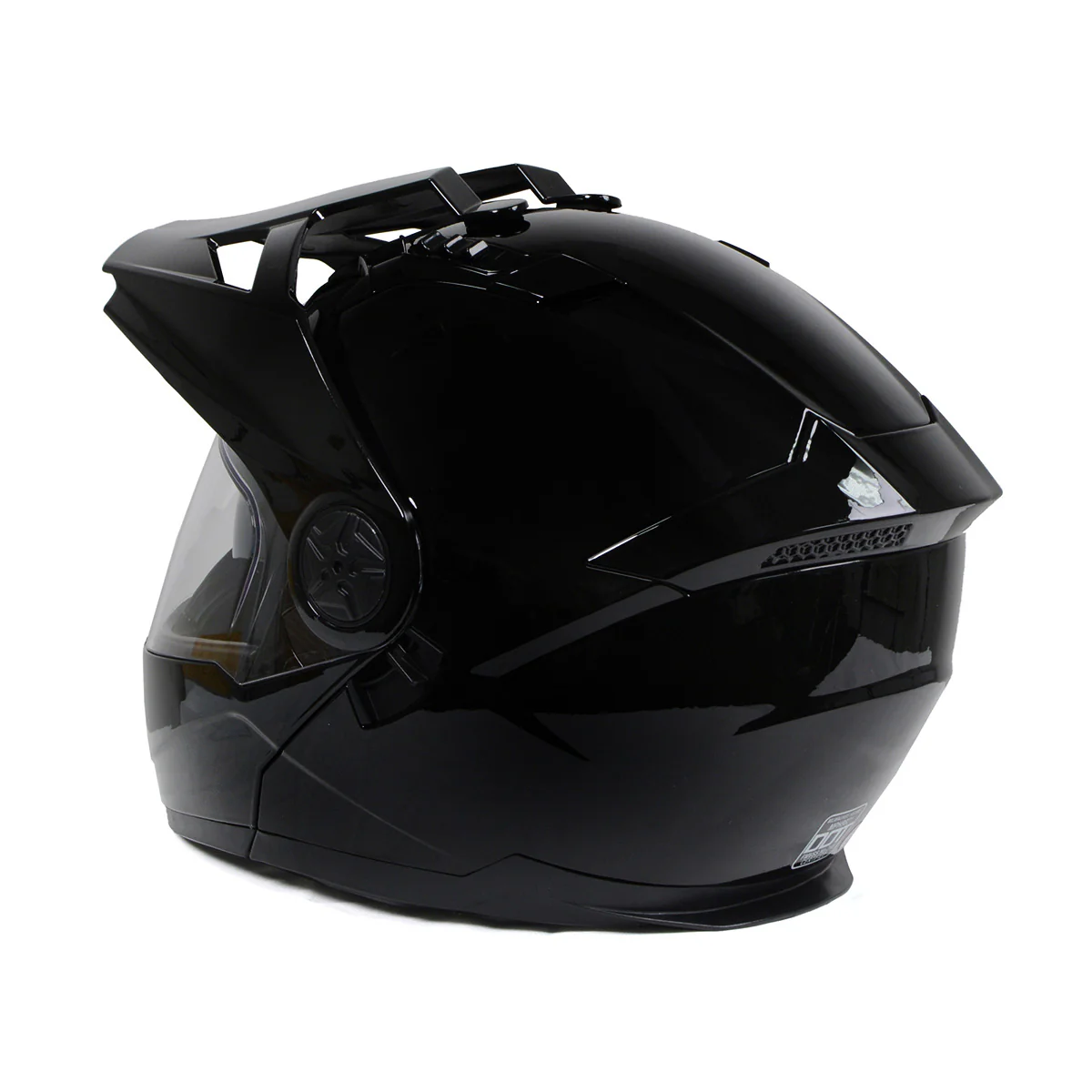 Milwaukee Helmets Gloss Black Ominous Dual Sport Advanced Motorcycle Modular Helmet DOT Approved MPH9821DOT - Image 12