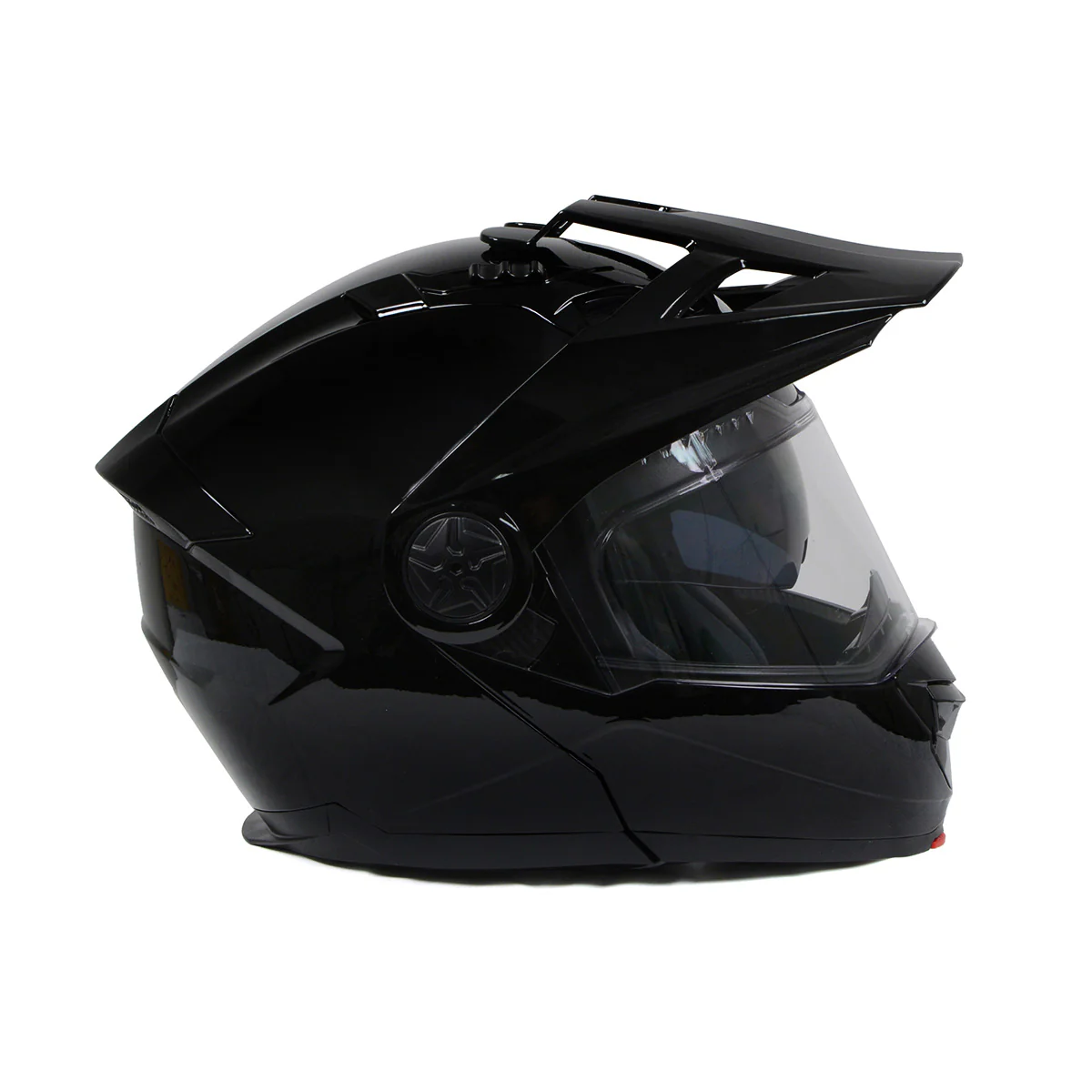 Milwaukee Helmets Gloss Black Ominous Dual Sport Advanced Motorcycle Modular Helmet DOT Approved MPH9821DOT - Image 15
