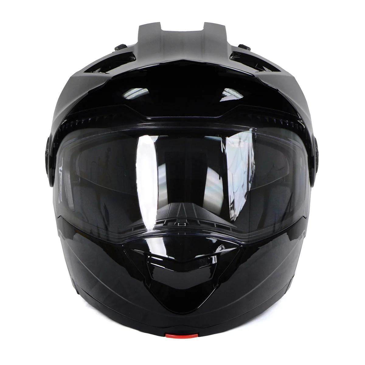 Milwaukee Helmets Gloss Black Ominous Dual Sport Advanced Motorcycle Modular Helmet DOT Approved MPH9821DOT - Image 9
