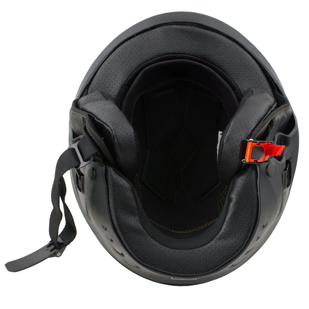 Milwaukee Helmets MPH9831DOT Rascal 3/4 Open Face Gloss Black 2 in 1 Motorcycle Helmet Biker - Image 12