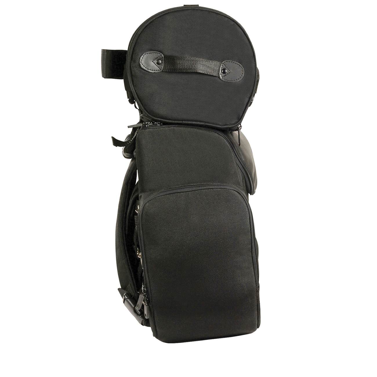 Milwaukee Leather MP8122 Large Black Textile Motorcycle 2-Piece Deluxe Sissy Bar Bag - Image 3