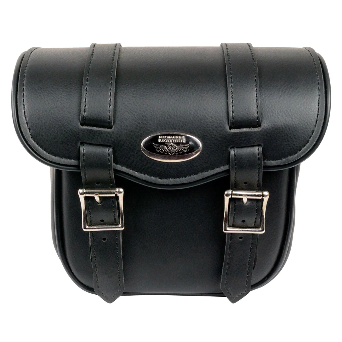 Milwaukee Leather SH545 Small Black PVC Motorcycle Sissy Bar Bag - Image 6