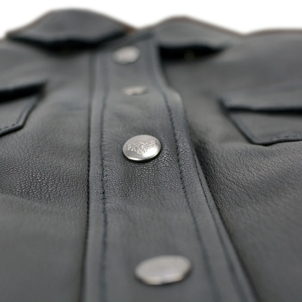 Milwaukee Leather MLL2600 Women's Black Premium Leather Shirt Style Jacket w/ Removable Liner - Image 10