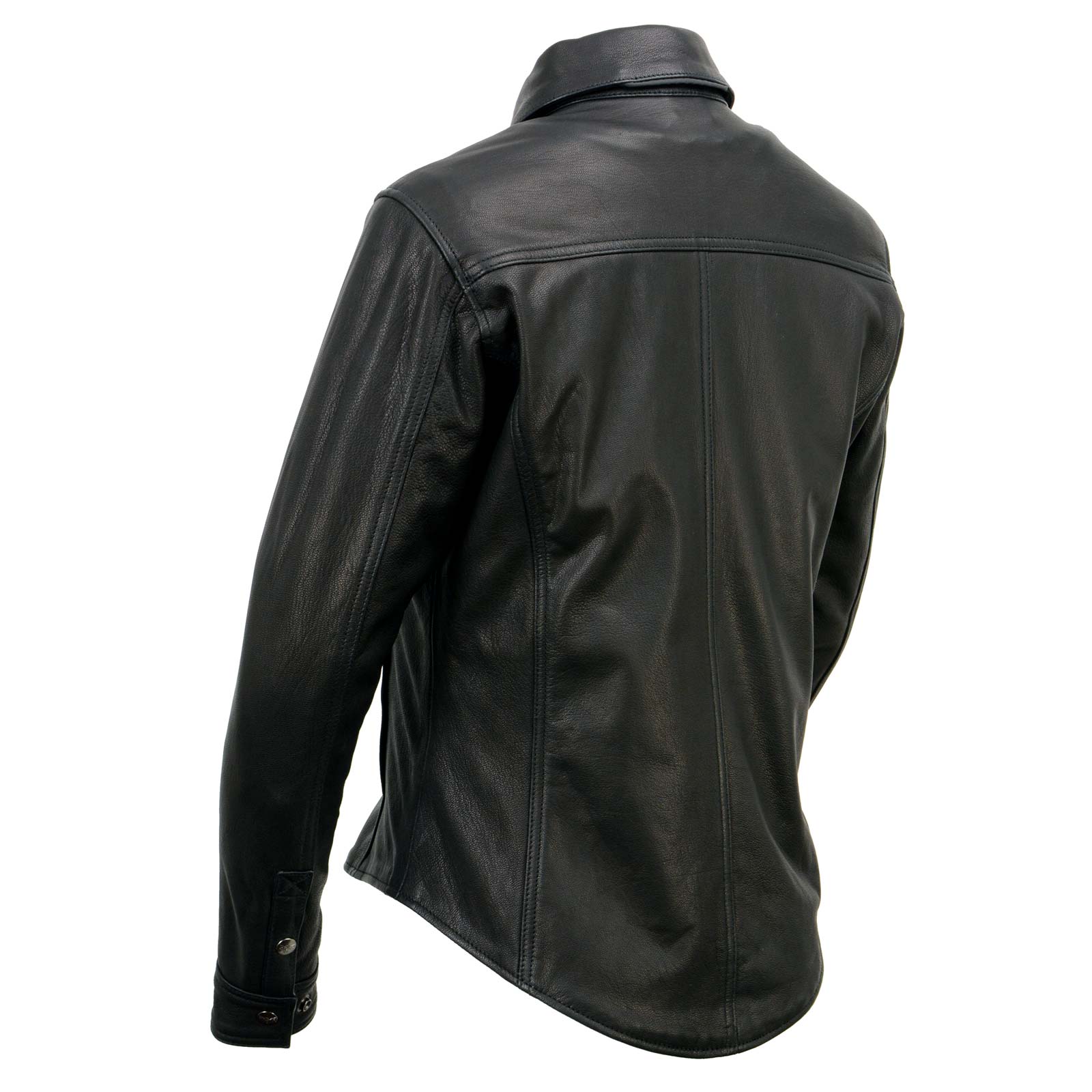 Milwaukee Leather MLL2600 Women's Black Premium Leather Shirt Style Jacket w/ Removable Liner - Image 15