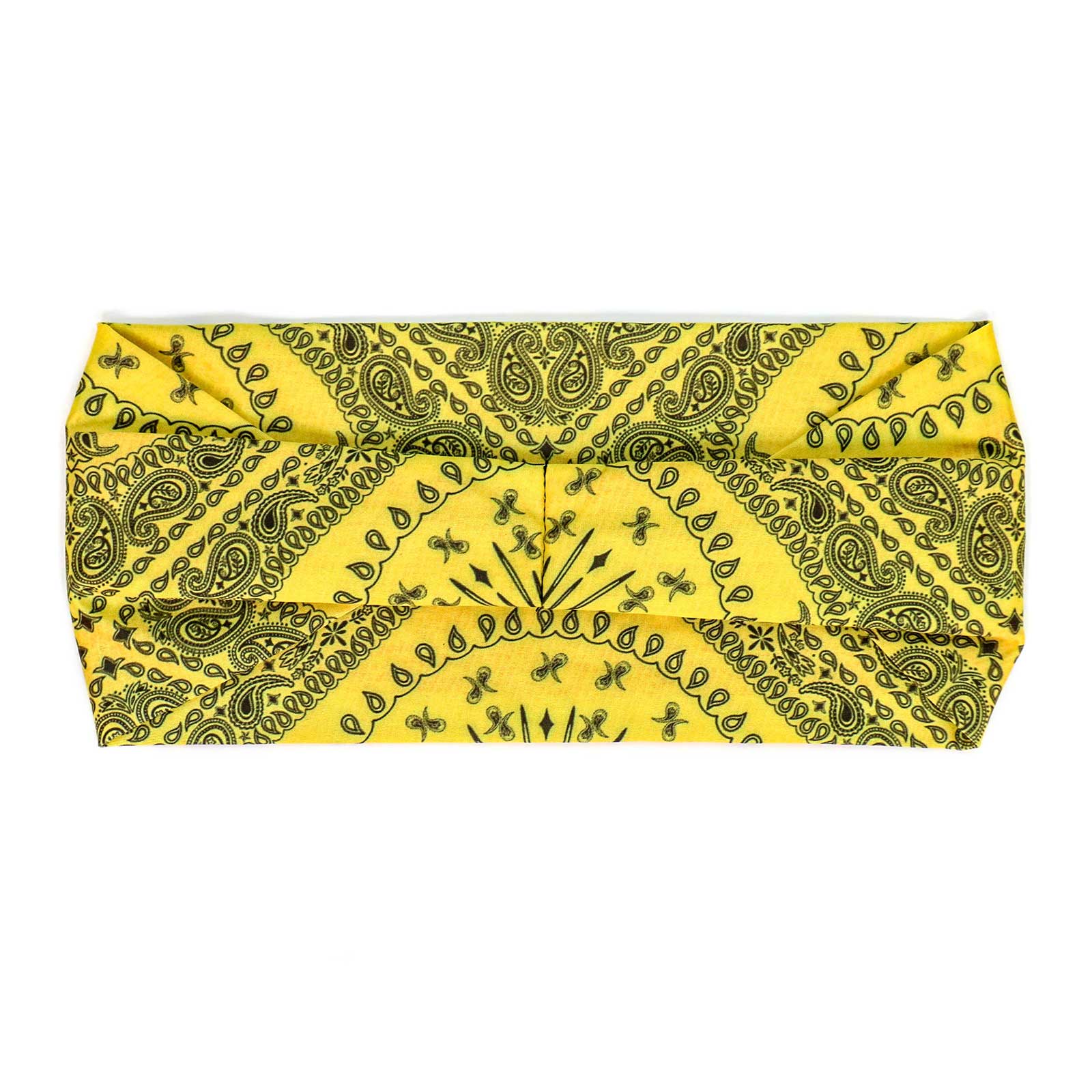 Milwaukee Leather | Bling Designed Wide Headbands-Headwraps for Women Biker bandana Classic Yellow- MLA8011 - Image 3