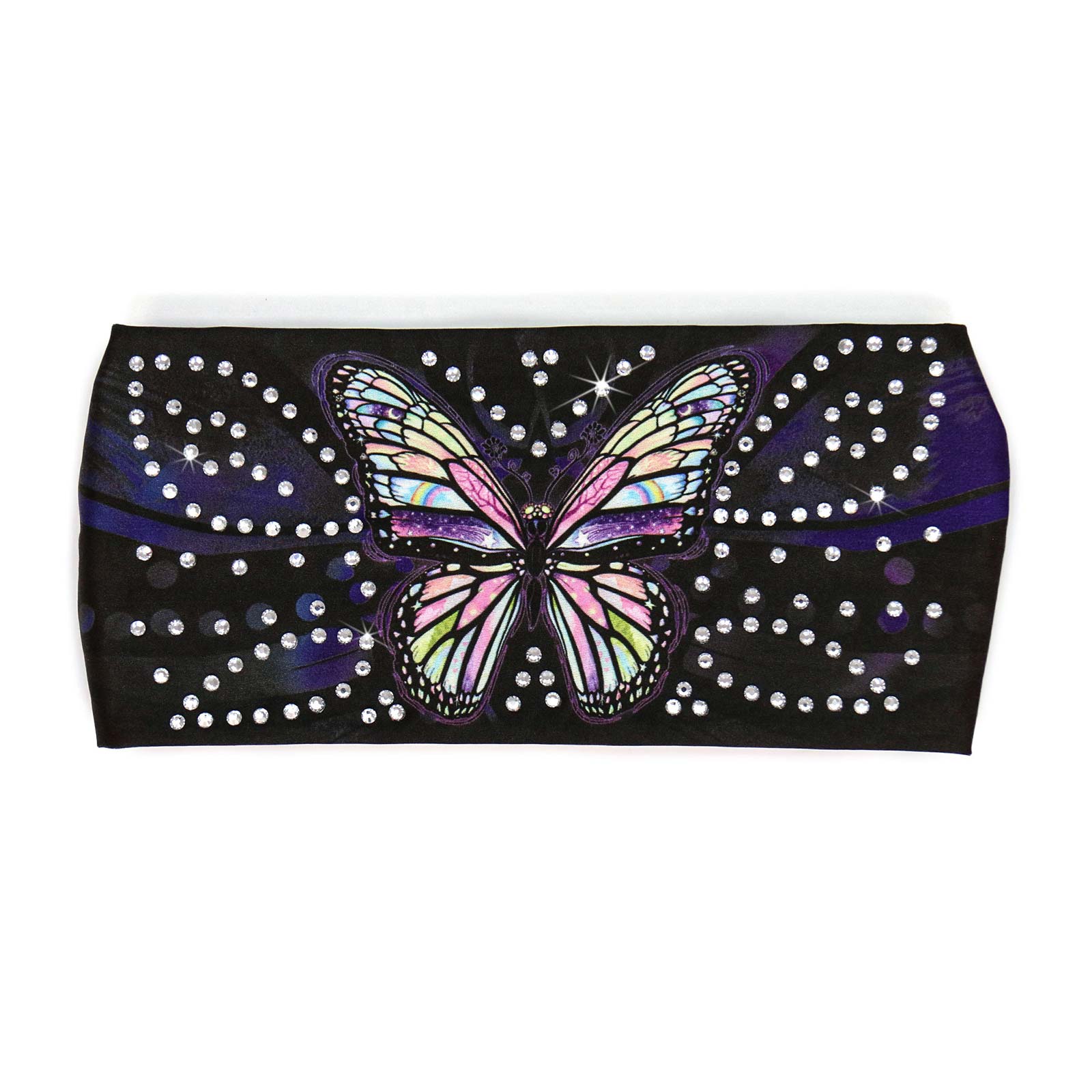 Milwaukee Leather | Bling Designed Wide Headbands-Headwraps for Women Biker Bandana with Butterfly - MLA8015 - Image 2