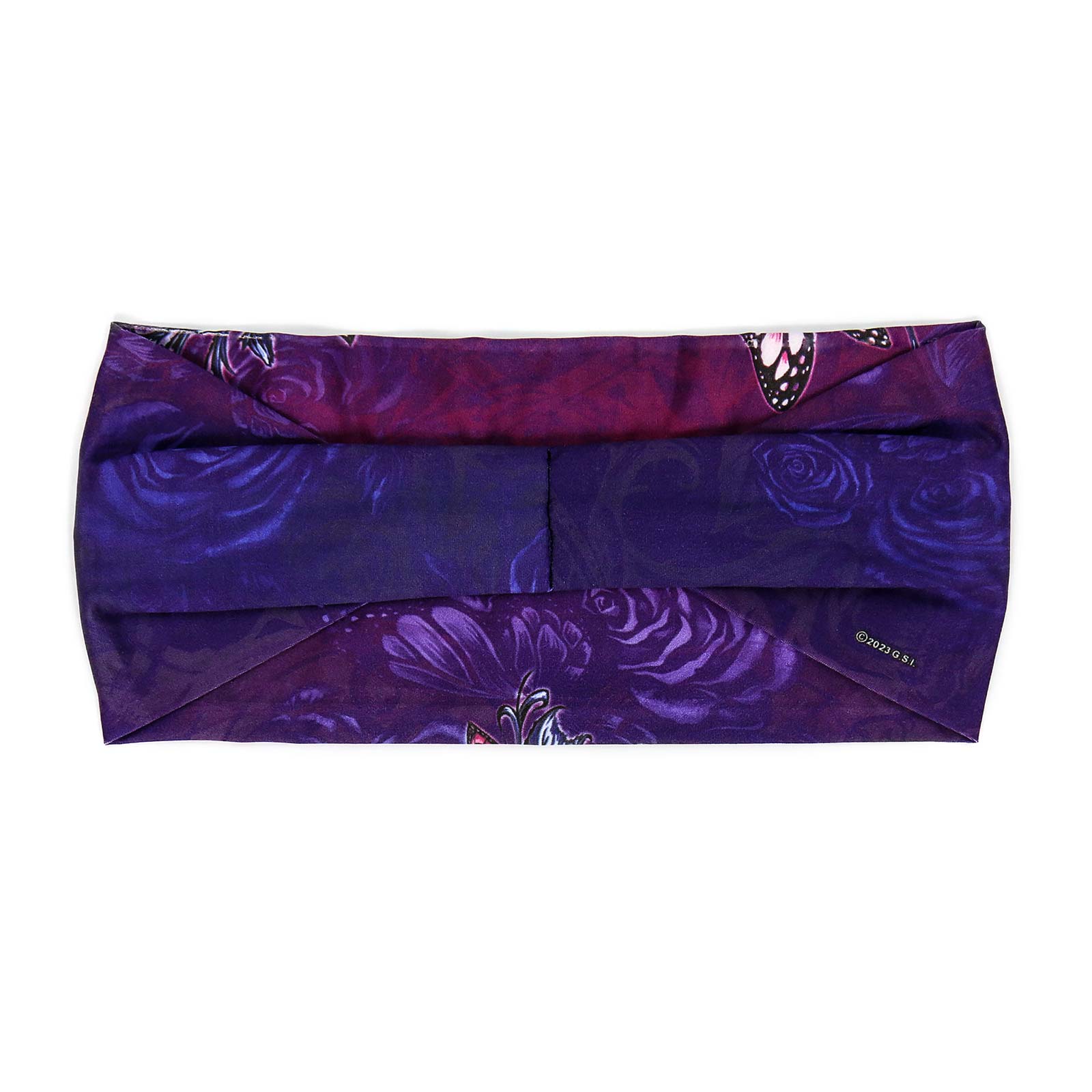 Milwaukee Leather | Bling Designed Wide Headbands-Headwraps for Women Biker Bandana with Heart Lock - MLA8025 - Image 3