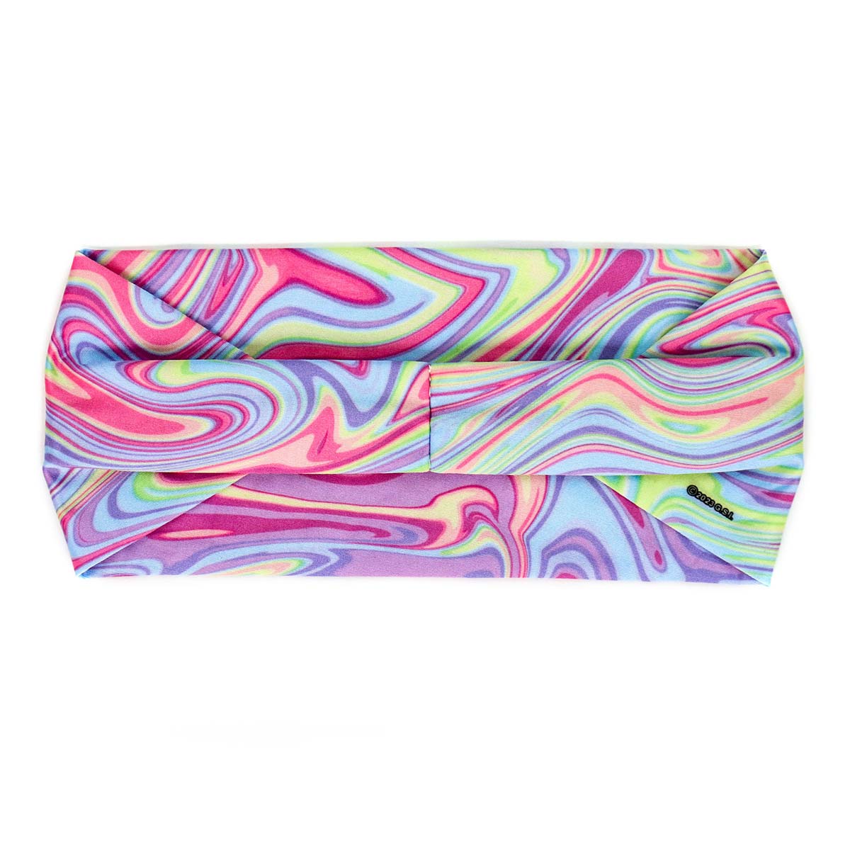Milwaukee Leather | Bling Designed Wide Headbands-Headwraps for Women Biker Bandana with Rainbow Swirl - MLA8035 - Image 3