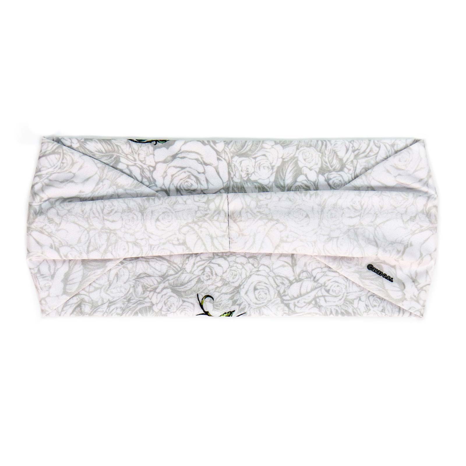 Milwaukee Leather | Bling Designed Wide Headbands-Headwraps for Women Biker Bandana with Rose Skull - MLA8038 - Image 3
