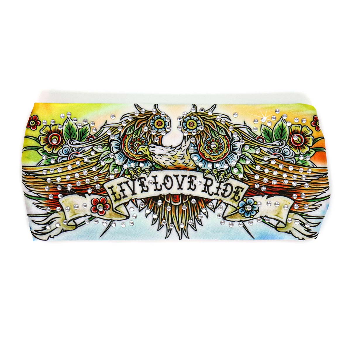 Milwaukee Leather | Bling Designed Wide Headbands-Headwraps for Women Biker Bandana with Tattoo Eagle - MLA8046 - Image 2