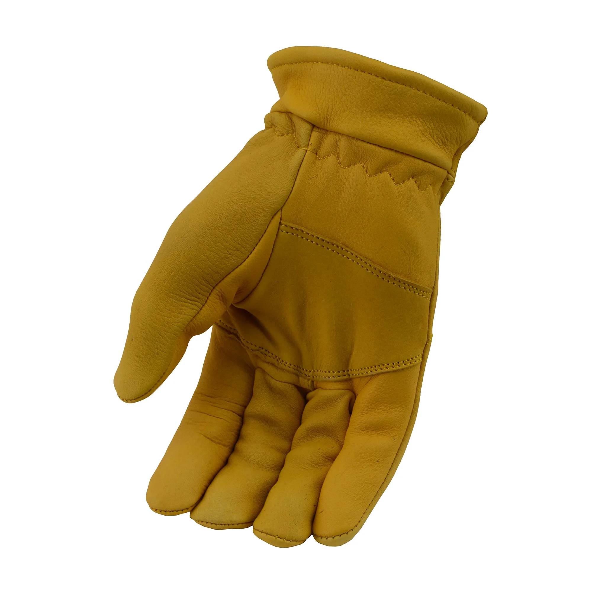 Milwaukee Leather G011T Men's Tan Full Grain Deerskin Leather Motorcycle Gloves - Image 4