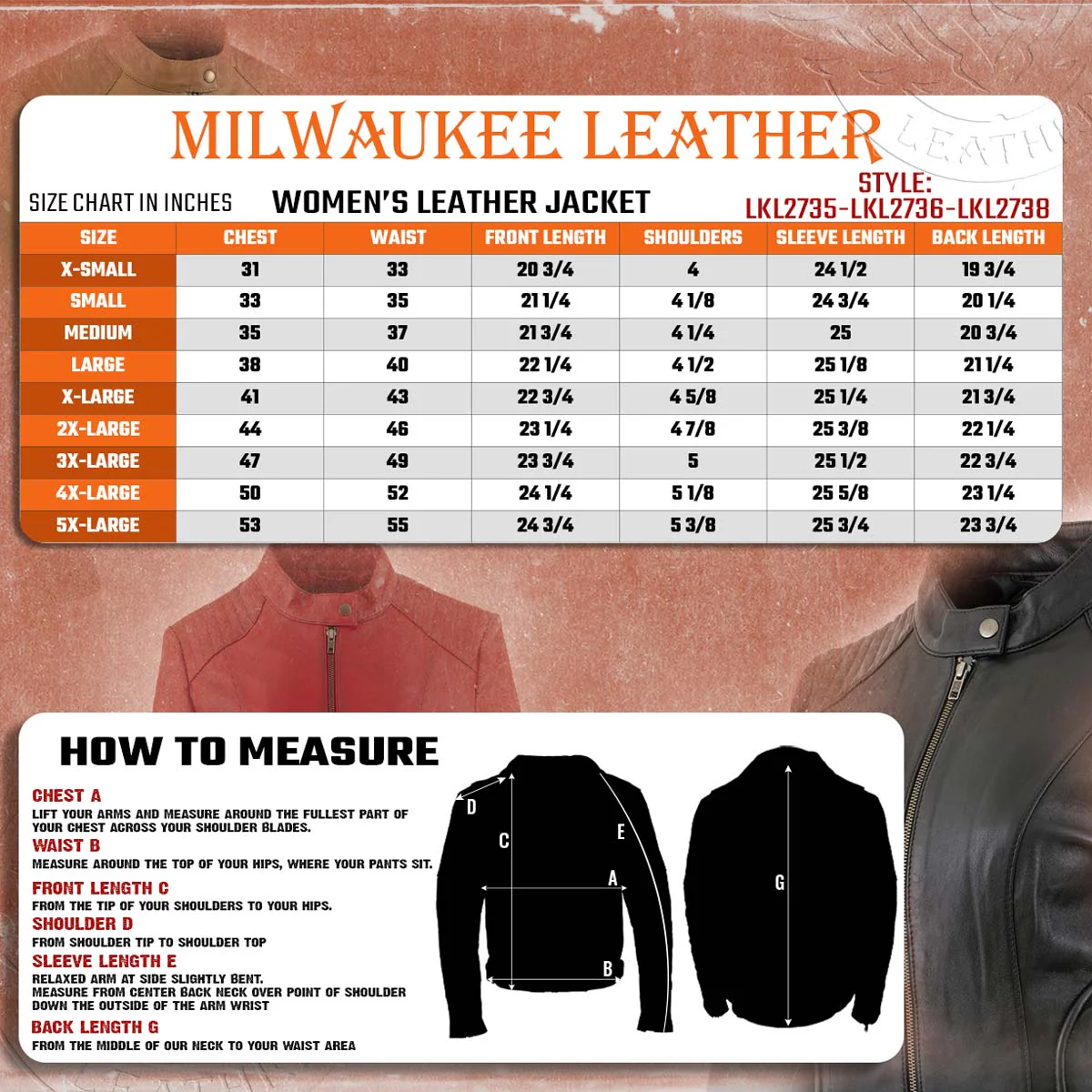 Milwaukee Leather LKL2735 Women's Black Premium Leather Scuba Style Biker Jacket w/ Mandarin Collar - Image 3