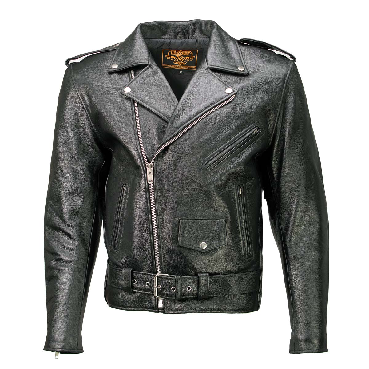 Milwaukee Leather LKM1703 Men's Classic Black Premium Leather Motorcycle Biker Rider Jacket - Image 6