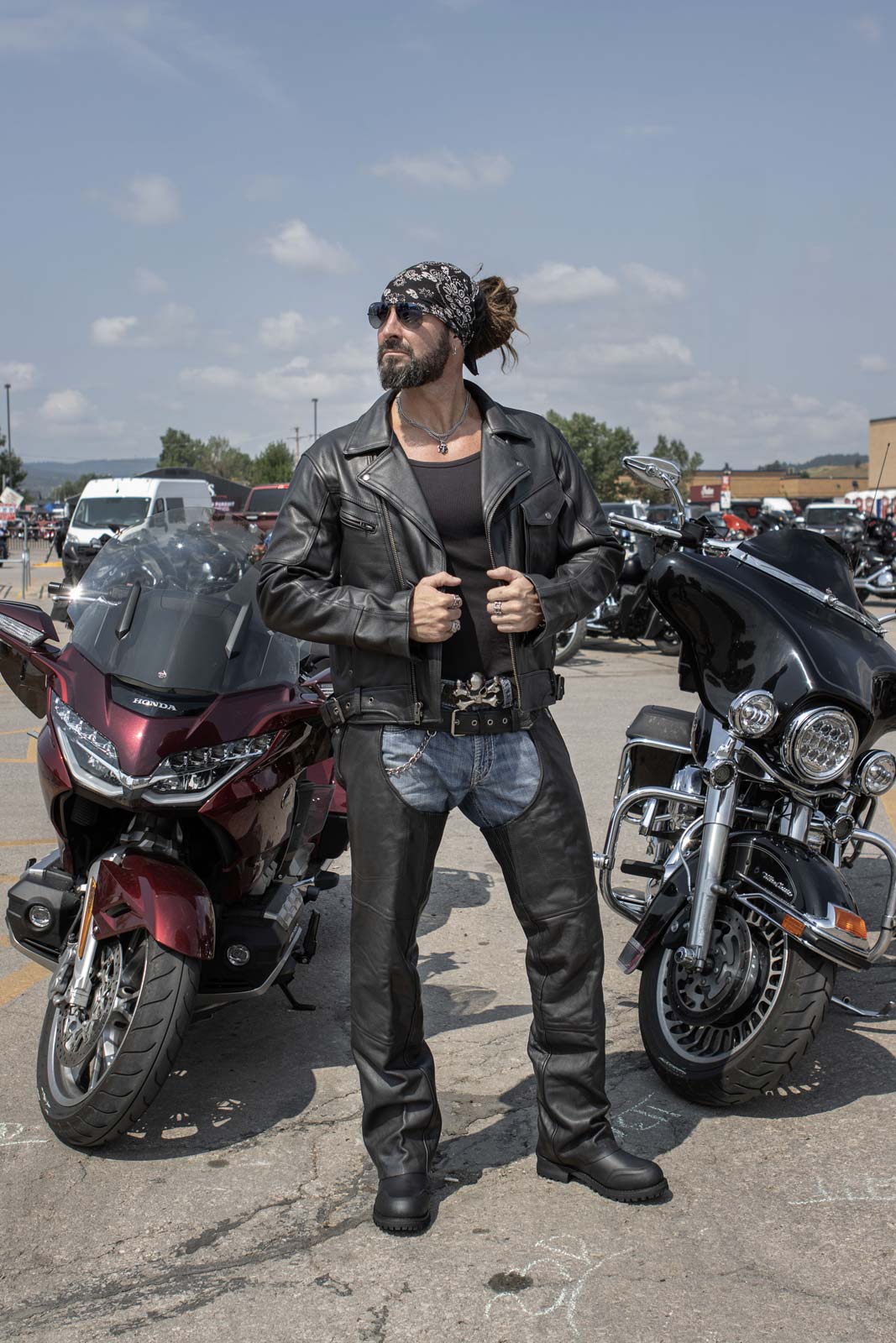 Milwaukee Leather LKM1770 Men's Black Premium Thick Leather Motorcycle Jacket Brando Style Biker Jacket - Image 7
