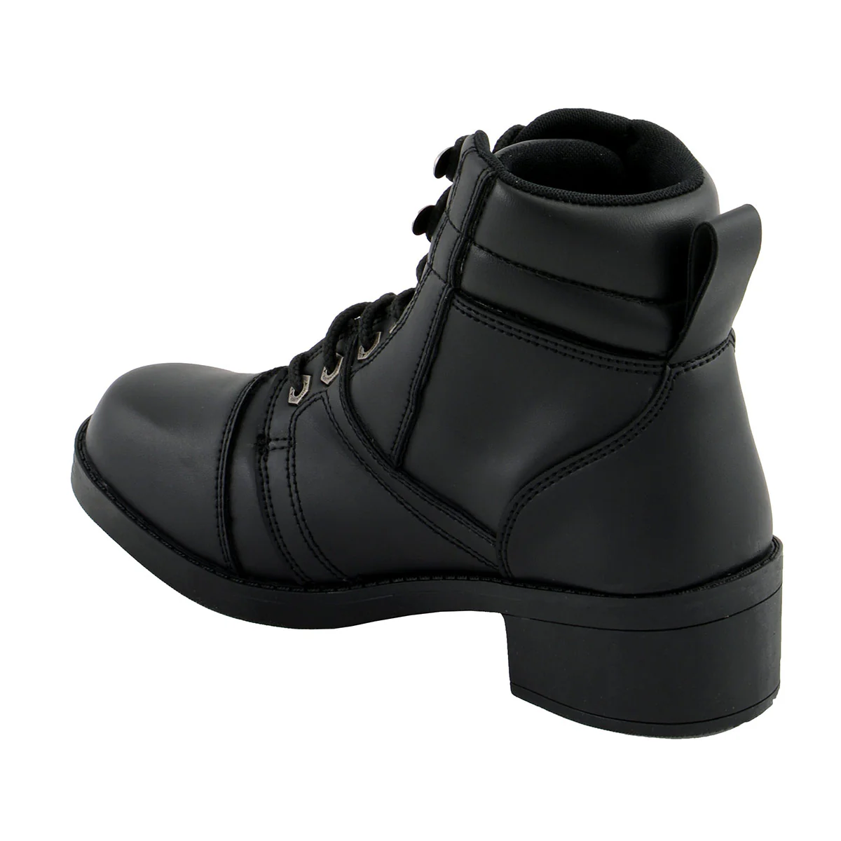 Milwaukee Leather MBK9285 Boys Black Lace-Up Biker Style Boots - Image 7