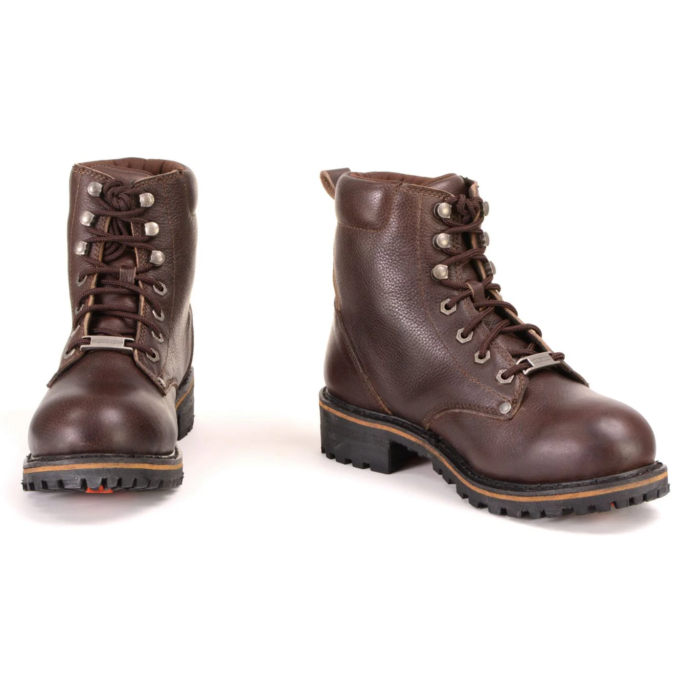 Milwaukee Leather Women's Dark Brown Leather Outdoors Lace-Up Boots for Bikers Casual MBL9308 - Image 2