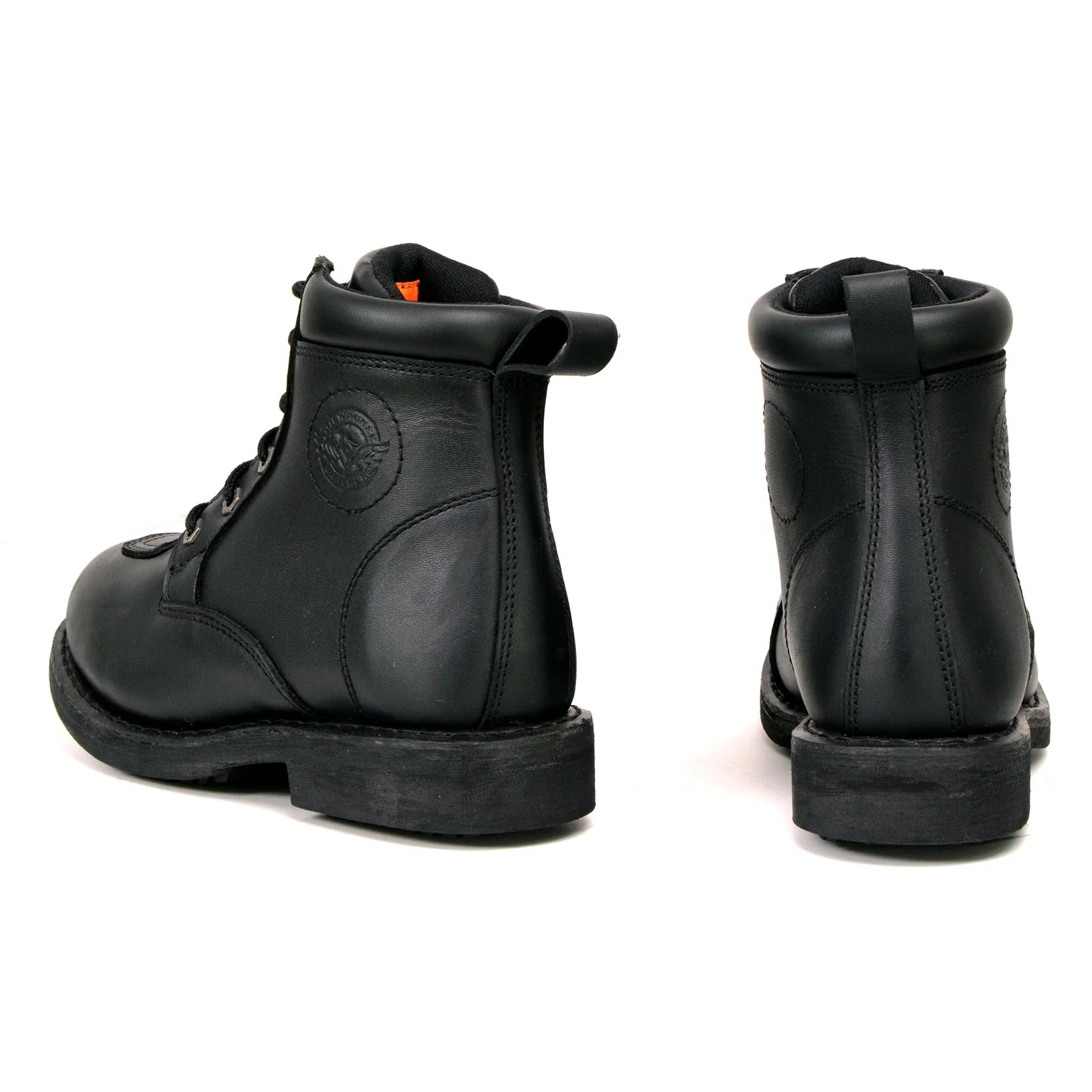 Milwaukee Leather MBL9322 Women's Premium Black Leather Classic Lace-Up Motorcycle Riding Biker Boots - Image 6