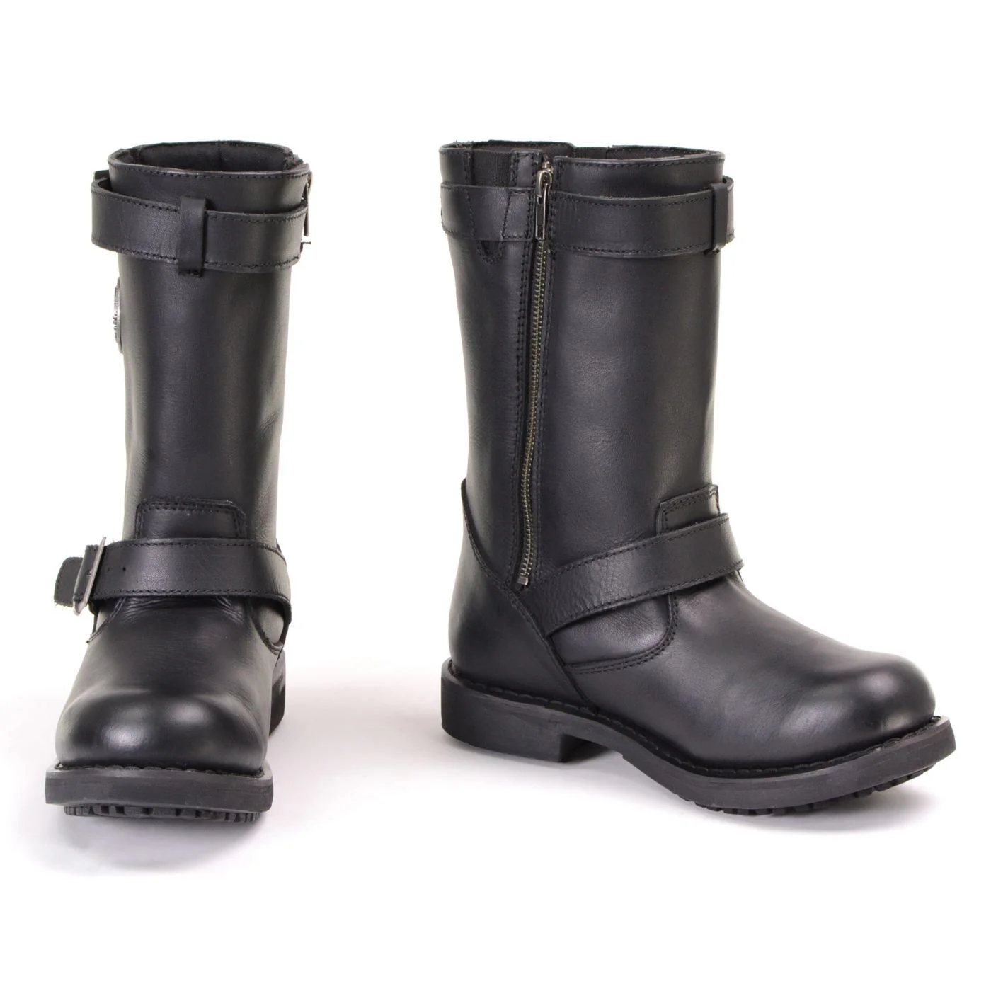Milwaukee Leather MBL9359 Women's Black 11-Inch Classic Engineer Motorcycle Leather Boots - Image 2