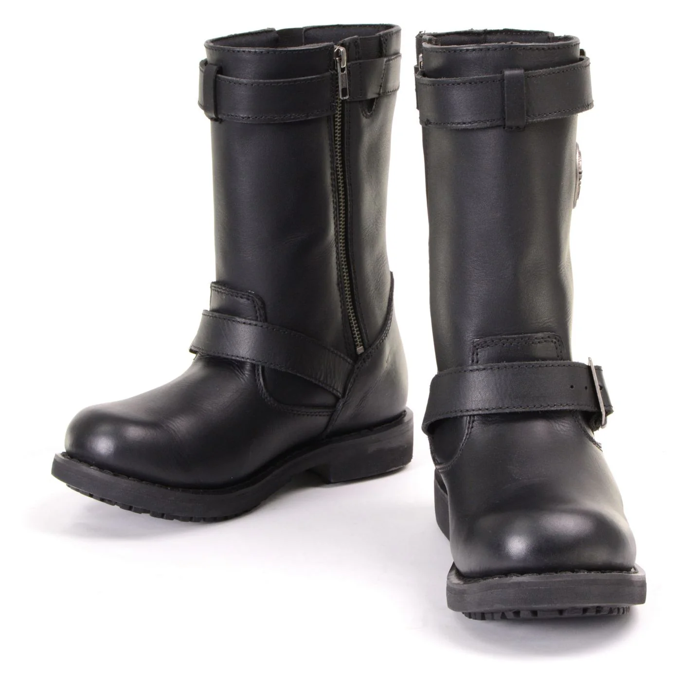 Milwaukee Leather MBL9359 Women's Black 11-Inch Classic Engineer Motorcycle Leather Boots - Image 3