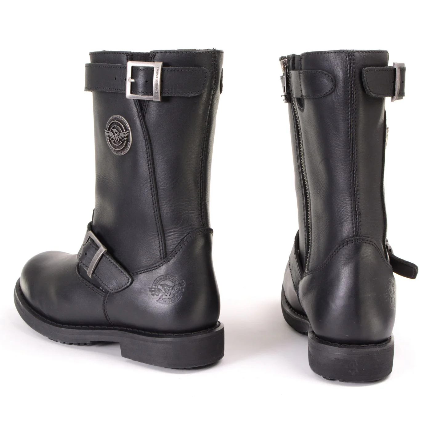 Milwaukee Leather MBL9359 Women's Black 11-Inch Classic Engineer Motorcycle Leather Boots - Image 6