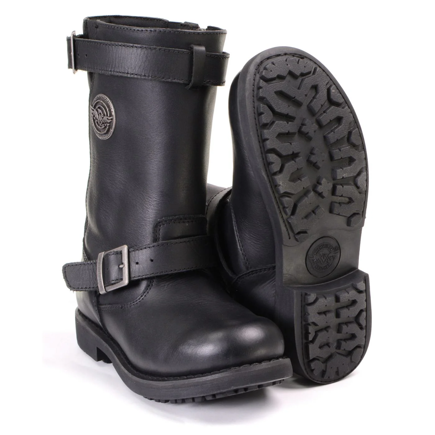 Milwaukee Leather MBL9359 Women's Black 11-Inch Classic Engineer Motorcycle Leather Boots - Image 9