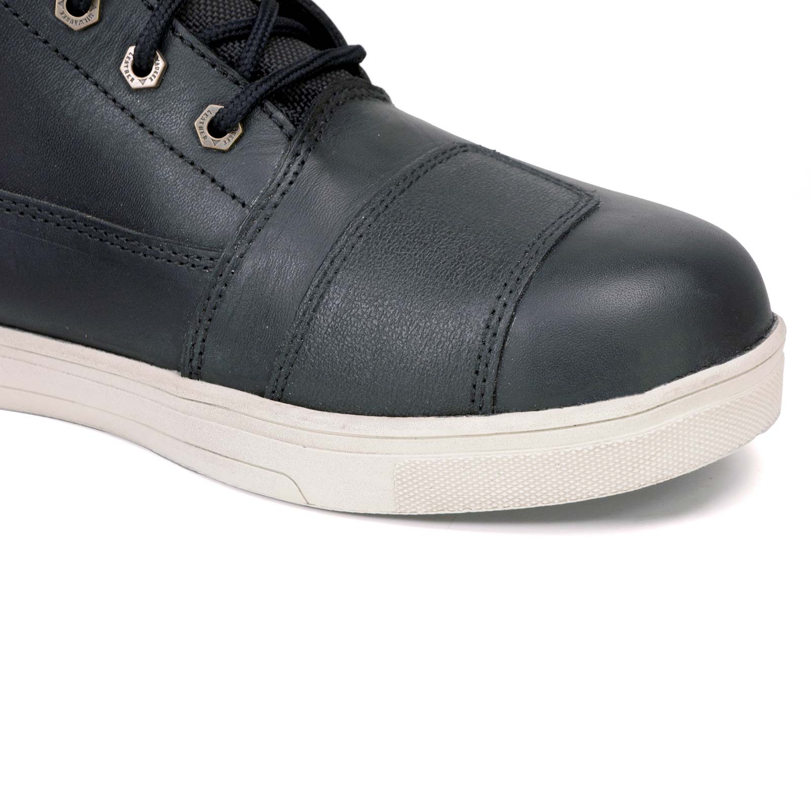 Milwaukee Leather MBM9002 Men's Black Leather Reinforced Street Biker Riding Shoes w/ Shift Protect Ankle Support - Image 10