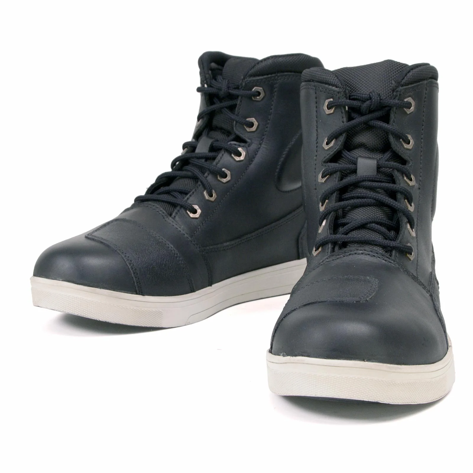 Milwaukee Leather MBM9002 Men's Black Leather Reinforced Street Biker Riding Shoes w/ Shift Protect Ankle Support - Image 13