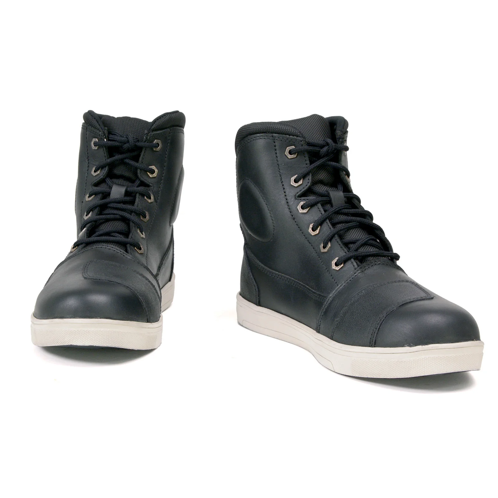 Milwaukee Leather MBM9002 Men's Black Leather Reinforced Street Biker Riding Shoes w/ Shift Protect Ankle Support - Image 16