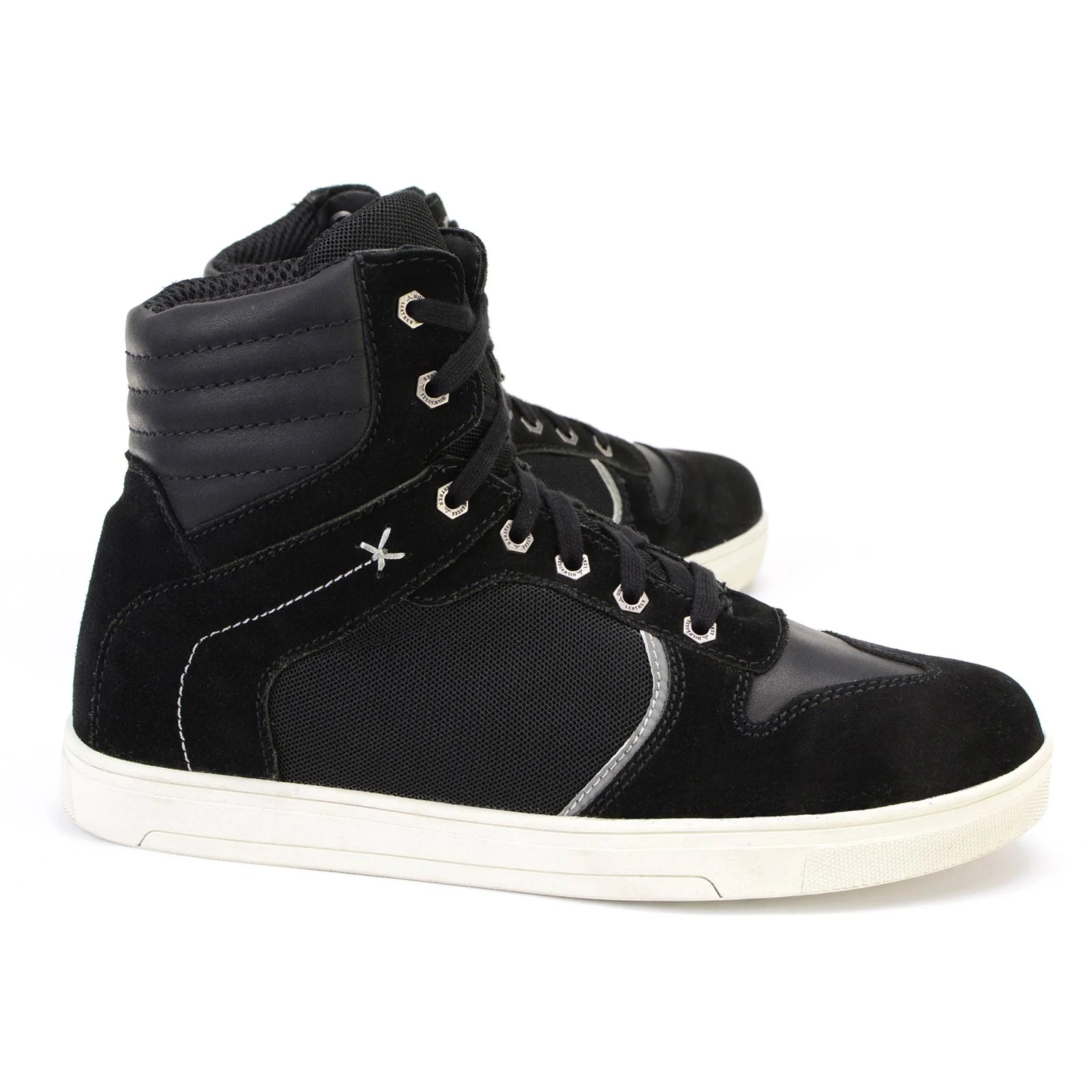 Milwaukee Leather MBM9101 Men's Black Leather and Suede Reinforced Street Riding Shoes with Ankle Support - Image 11
