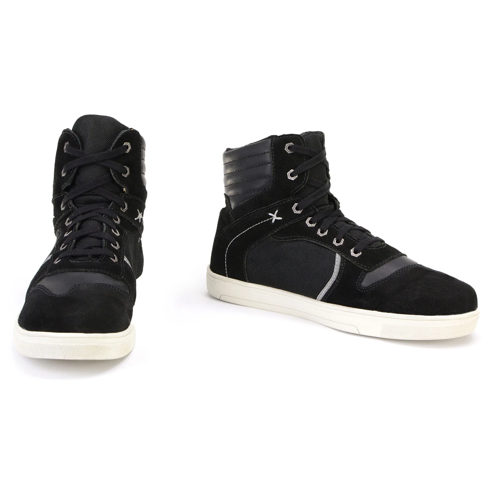 Milwaukee Leather MBM9101 Men's Black Leather and Suede Reinforced Street Riding Shoes with Ankle Support - Image 13