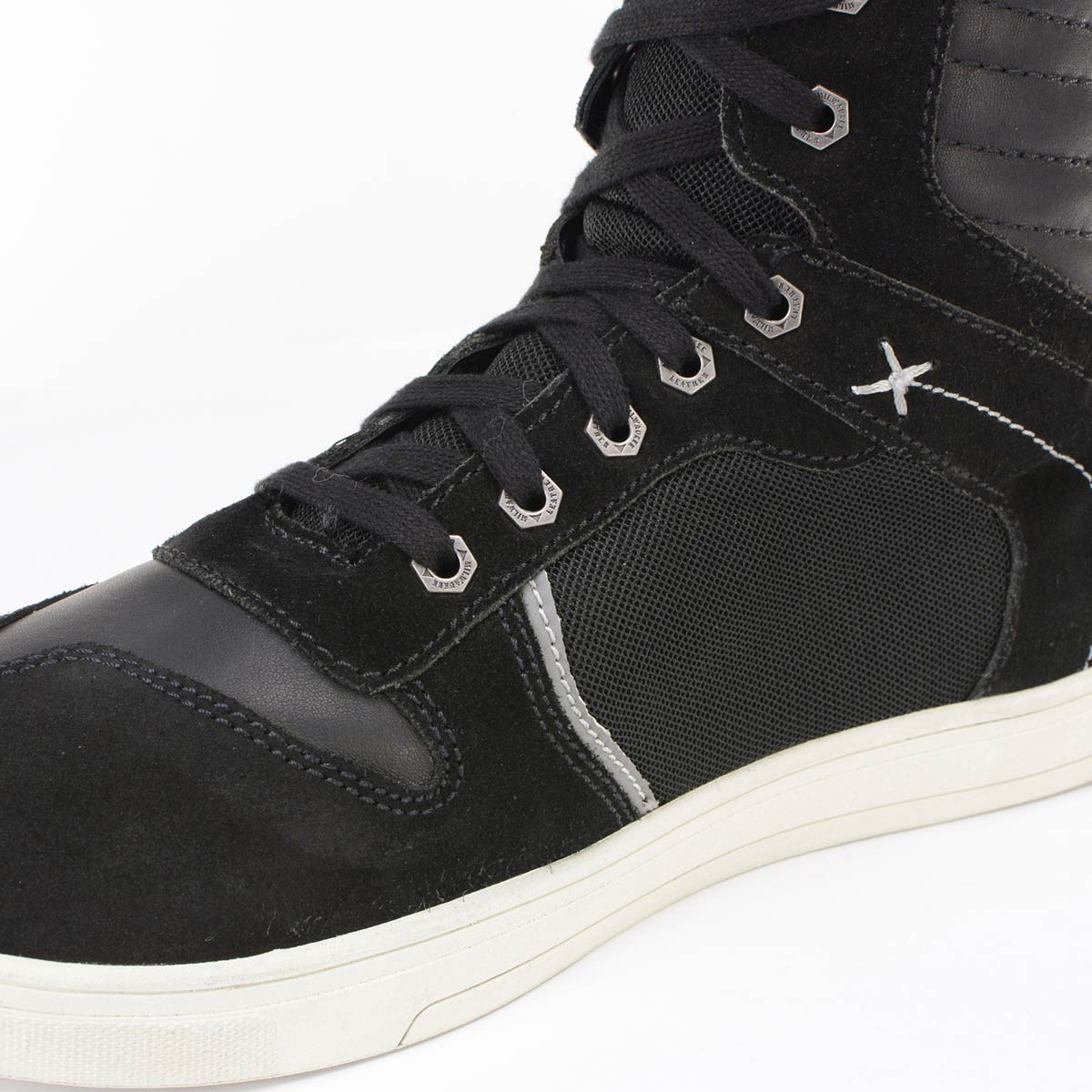 Milwaukee Leather MBM9101 Men's Black Leather and Suede Reinforced Street Riding Shoes with Ankle Support - Image 5