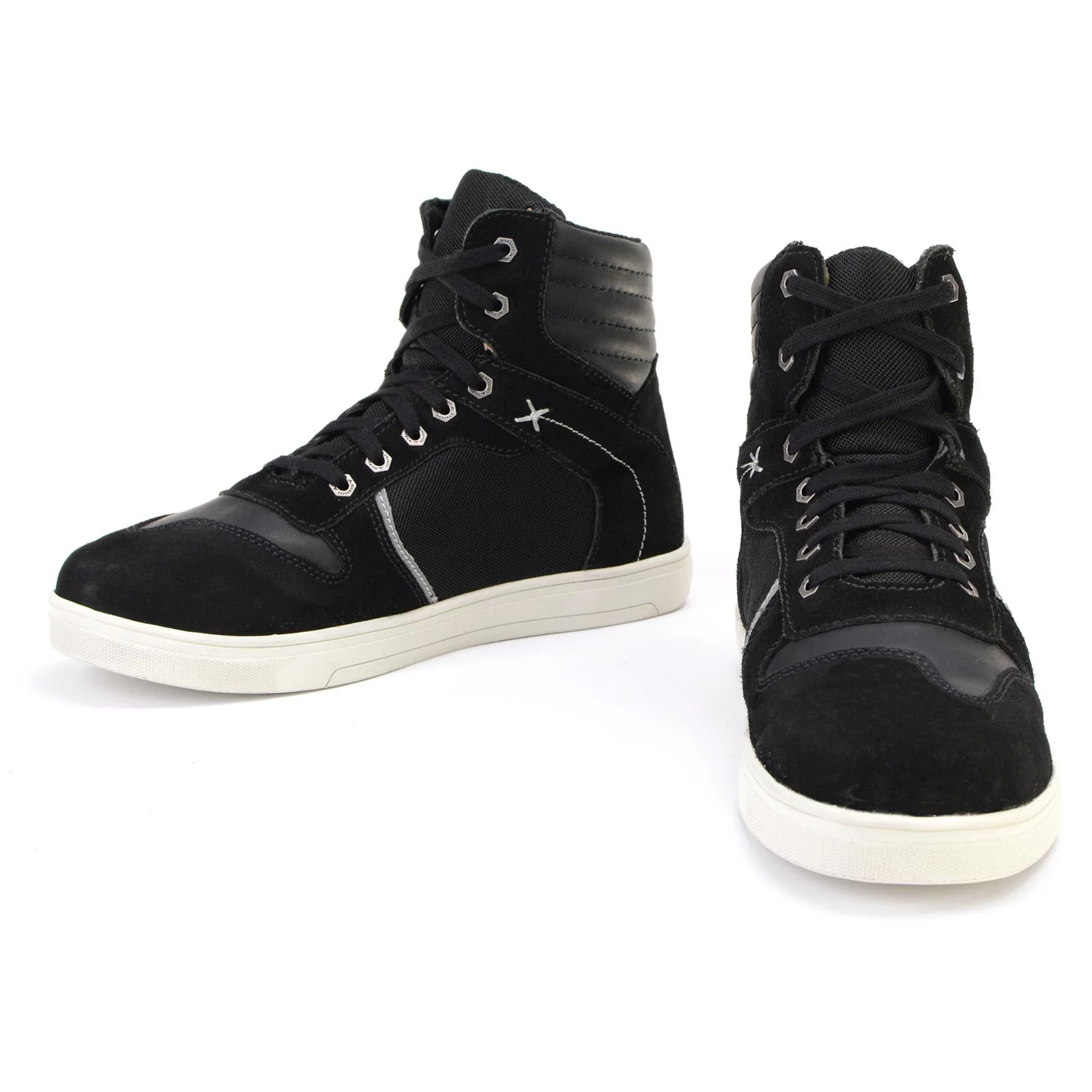 Milwaukee Leather MBM9101 Men's Black Leather and Suede Reinforced Street Riding Shoes with Ankle Support - Image 6