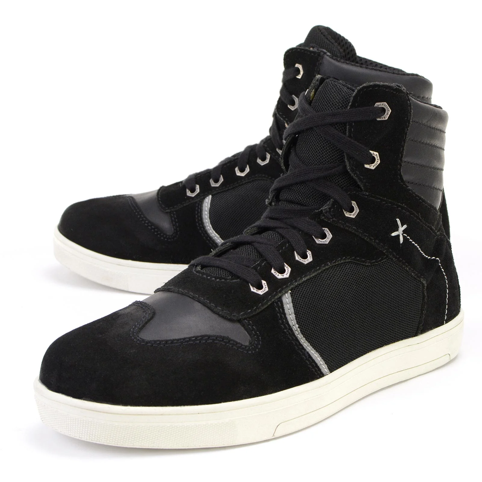 Milwaukee Leather MBM9101 Men's Black Leather and Suede Reinforced Street Riding Shoes with Ankle Support - Image 7